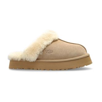 UGG Disquette Pantoffels Sand - Dames - Pantoffels - Beige - 37 EU - Polyester - Schoenen