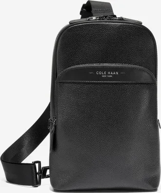 Cole Haan Mens Damon Sling Bag - Black