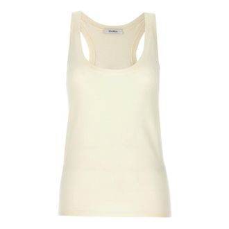 Max Mara Abbono Tank Top - female - Max Mara - Sleeveless Tops - White - L - Tops