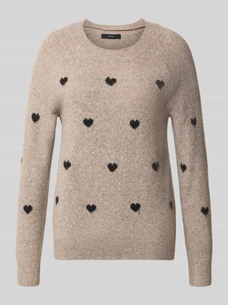 Vero Moda Regular Fit Strickpullover mit Raglan&auml;rmeln Modell DOFFY in Taupe, Gr&ouml;&szlig;e XS