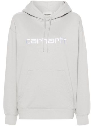 Carhartt Work in Progress Hoodie met geborduurd logo - Grijs