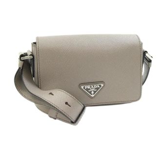 Prada Pre-owned Cross Body Bags, female, Gray, Size: ONE SIZE Pre-owned Vintage Shoulder Bag