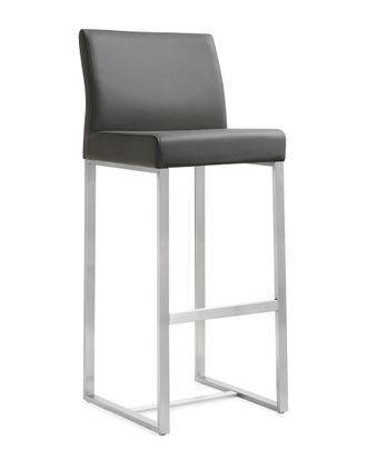 TOV Furniture Tov Furniture Set Of 2 Denmark Grey Steel Barstools