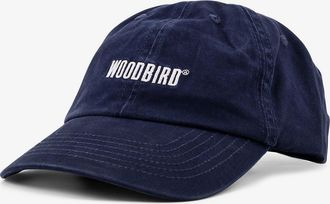 Woodbird Mens Core Twill Cotton Baseball Hat Blue