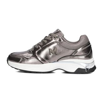 Mexx Schoenen, Dames, Grijs, 37 EU, Zilver Lage Sneakers Paulita Love