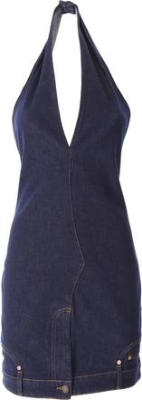 Moschino Reverso Denim Mini Jurk - Dames - Korte kleedjes - Blauw - M - Denim - Kleedjes