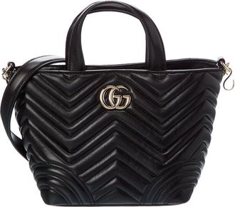 Gucci Gg Marmont Mini Leather Tote