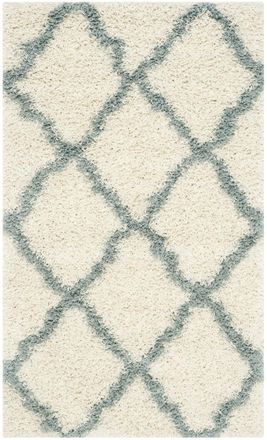 Safavieh Alfombra azul/beige 122 x 183 cm
