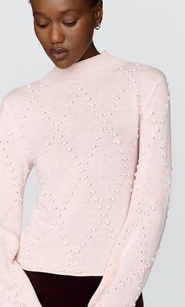 Maeve Cotton Wool Mock Neck Sweater