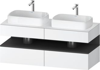 Duravit Qatego Consola Mueble Bajo Lavabo, 2 Extensiones, 2 - Duravit
