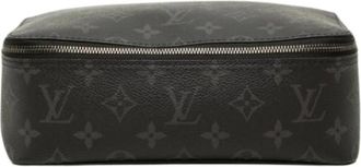 Louis Vuitton Pre-owned Toilet Pouch GM - unisex - Pre-owned - Zwart - Maat: ONE Size Leer