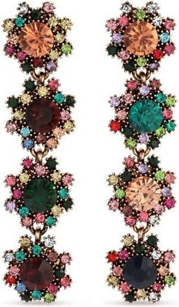 Eye Candy Los Angeles Dolly Cluster Link Drop Earrings in Gold at Nordstrom Rack