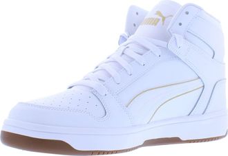 Puma Mens Rebound Layup Sneaker, White, 8