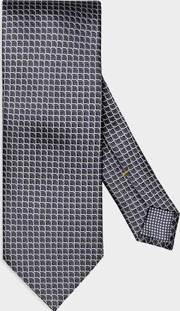 Eton Men & apos;s Geometric Woven Silk Tie