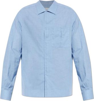 Maison Margiela Shirt With Pocket - Heren - Casual Overhemden - Blauw - S - Overhemden