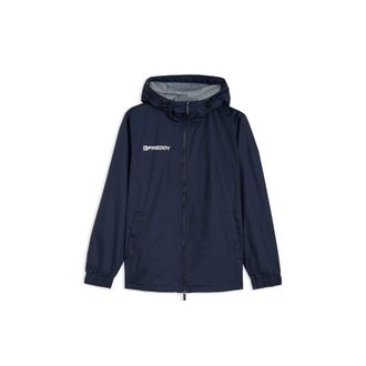 Freddy Giacca impermeabile Unisex con cappuccio regolabile e zip