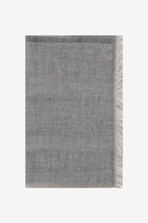 Brunello Cucinelli Feiner Colorblock-Schal aus Kaschmir und Seide