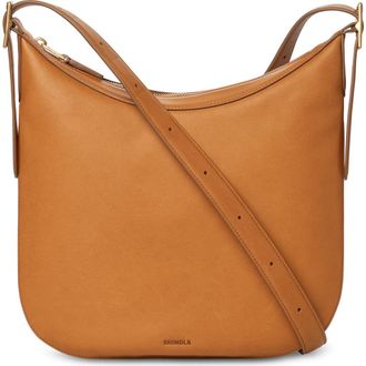 Shinola Medium Bixby Accordion Leather Crossbody Bag in Tan at Nordstrom