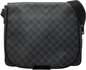 Louis Vuitton Black Pvc Leather Shoulder Bag (Pre-Owned)