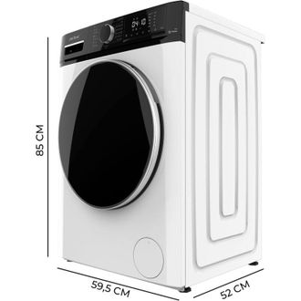 Cecotec Cecotec Lavadora De Carga Frontal 8 Kg Bolero Dresscode 8610 Inverter A, 8 Kg De Capacidad, 1400 Rpm, Clase A, Funci&oacute;n Con Vapor, Motor Inverter Plus,