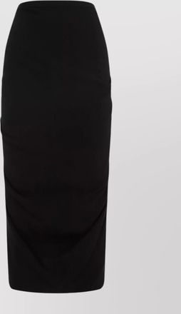 Dries Van Noten draped high waist midi skirt