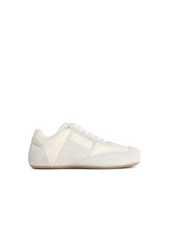 Maison Margiela Anatomic Sneakers aus wei&szlig;em Nappa-Lear und Wildleder