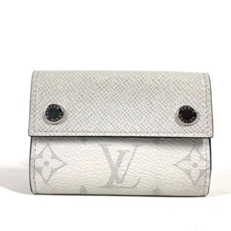 Louis Vuitton Vintage, unisex, Wit, ONE Size, Pre-owned Canvas Wallet
