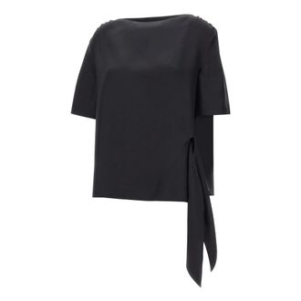 Loulou Studio T-Shirts, female, Black, Size: XS Mano Blouse
