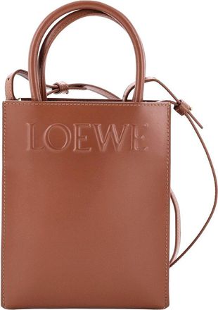 Loewe Brown Leather Standard A5 Convertible Tote (Authentic Pre-Loved)