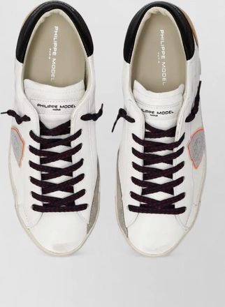 Philippe Model leather lace up sneakers