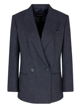 Emporio Armani double-breasted blazer - Blue