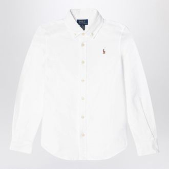 Polo Ralph Lauren White Cotton Button Down Shirt