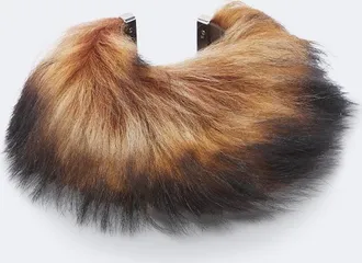 Acne Studios Shearling cuff bracelet