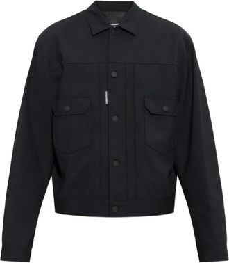 Dsquared2 Sportjas - Heren - Zomerjassen - Zwart - S - Jassen