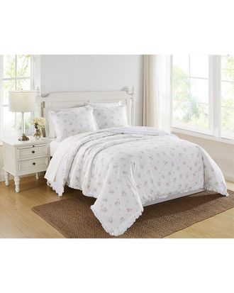 Shabby Chic The Farmhouse By Rachel Ashwell 300Tc Signature Rosebury Duvet Cover Set
