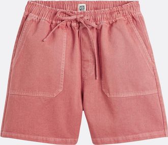 La Redoute Collections Katoenen short met elastische taille
