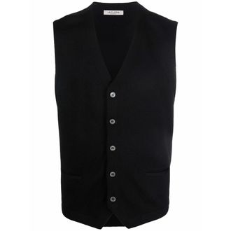La Fileria V-neck Virgin Wool Gilet