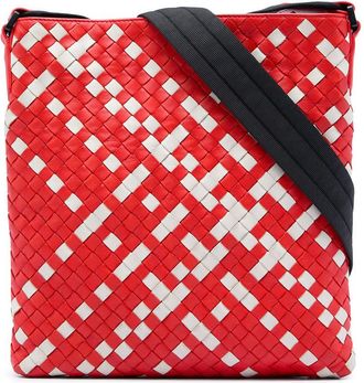 Bottega Veneta Pre-owned Bottega Veneta Bicolor Nappa Intrecciato Crossbody Ladies 55CZQH6CVEHTI8UN