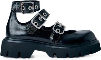 Vivienne Westwood Bacchus Schoenen - Dames - Platte Schoenen - Zwart - 39 EU - Leer - Schoenen