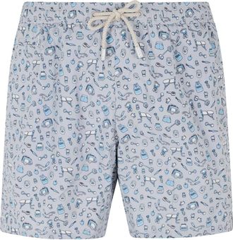 MC2 Saint Barth Lighting Micro Fantasy Zwemshort - Heren - Strandmode - Grijs - S - Badmode