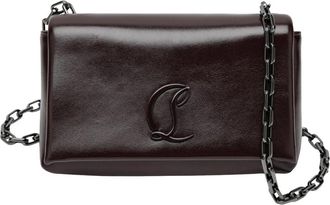 Christian Louboutin Loubi 54 Crossbody Bag - Dames - Schoudertassen - Bruin - ONE Size - Leer - Tassen