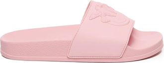 Pinko Rubberen Sandalen met Logo Print - Dames - Sandalen - Roze - 39 EU - Schoenen