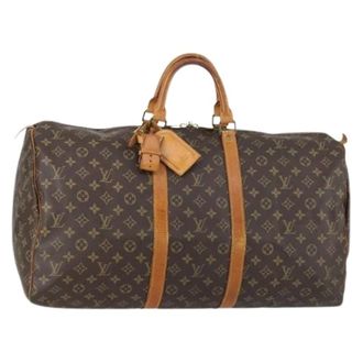 Louis Vuitton Pre-owned Weekend Bags, unisex, Brown, Size: ONE SIZE Pre-owned Keepall Bag