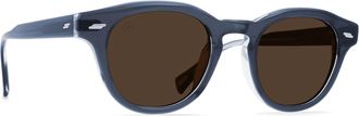 Raen Optics Mens Kostin Round Sunglasses In Twilight / Vibrant Brown Polarized