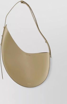 SOEUR winona leather shoulder bag curved shape