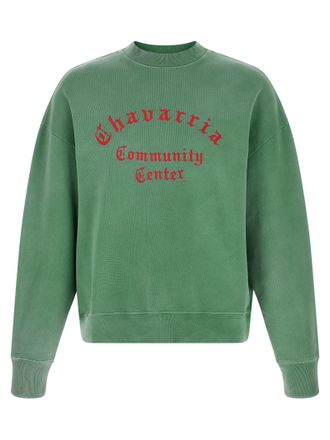 Willy Chavarria Bicolor Cotton Mens Sweatshirt