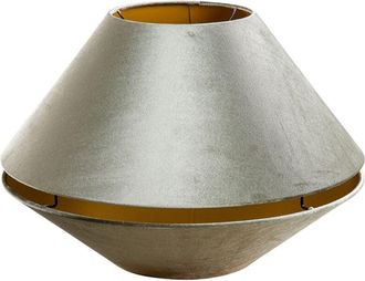 QAZQA Clásico/Antiguo Algodón Pantalla de lámpara doble de terciopelo verde con interior dorado, Redonda Apto para lámpara colgante - Qazqa