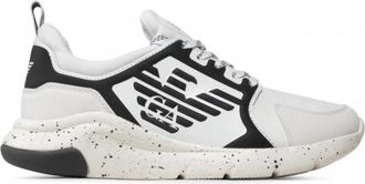 Emporio Armani Sneakers - Heren - Sneakers - Wit - 39 EU - Polyester - Schoenen