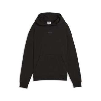 Puma Felpa con cappuccio Essentials Elevated Comfort da donna, Abbigliamento, Nero, S
