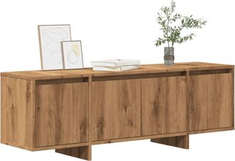 Berkfield Home TV Cabinet Artisan Oak 120x30x40.5 cm Engineered Wood in Brown